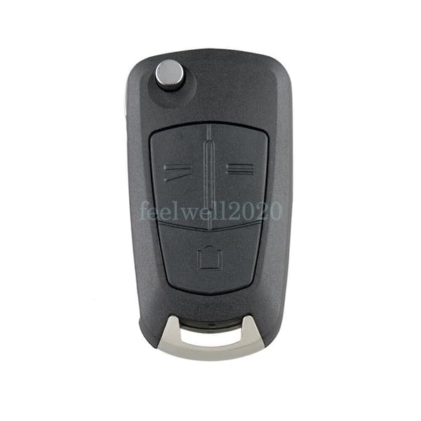 3 Button Flip Key Fob Case For Vauxhall Opel Corsa Astra Vectra C Zafira Signum