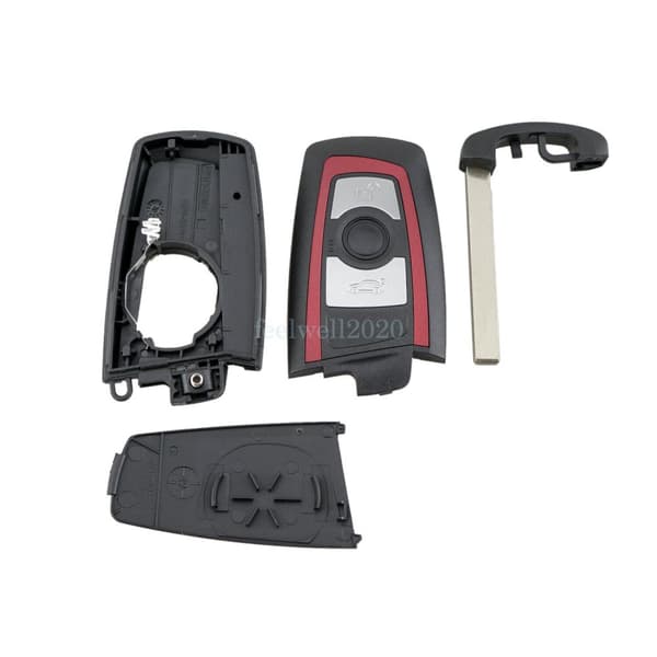 2PC Remote Key Fob Case Cover + Blade For BMW 1 2 3 4 SERIES F20 F22 F30 F31 F32