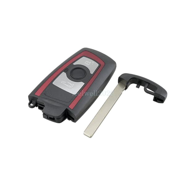 2PC Remote Key Fob Case Cover + Blade For BMW 1 2 3 4 SERIES F20 F22 F30 F31 F32
