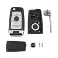 Pikkukuva 2 / 7: 3 Buttons Flip Key Fob Case Replacement For VW GOLF MK5 PASSAT BEETLE POLO CADDY