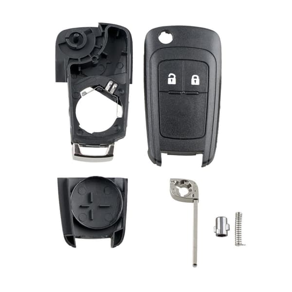 2 Button Flip Key Case Shell Cover Blade For Vauxhall Opel Astra Insignia Corsa