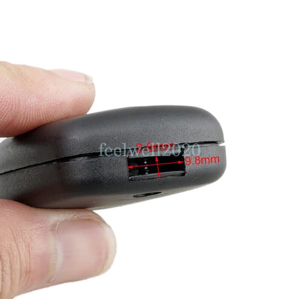 For Peugeot 107 207 307 2 Button Remote Car Key Fob Case Repair Switch & Battery