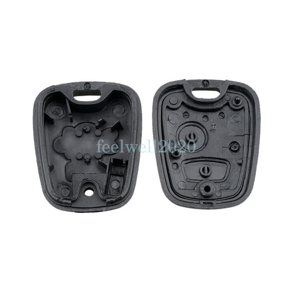 For Peugeot 107 207 307 2 Button Remote Car Key Fob Case Repair Switch & Battery