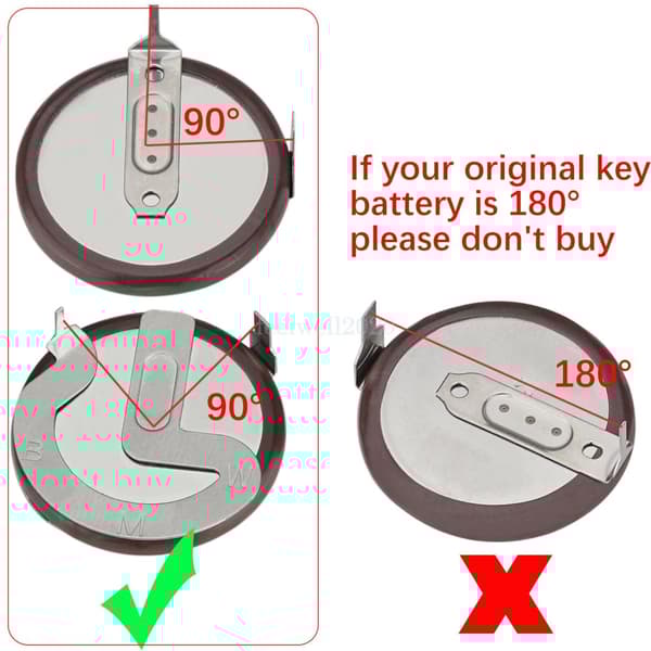 Rechargeable VL2020 Battery 3V For Ford Transit Connect Mk8 2014 - 2020 Key Fob