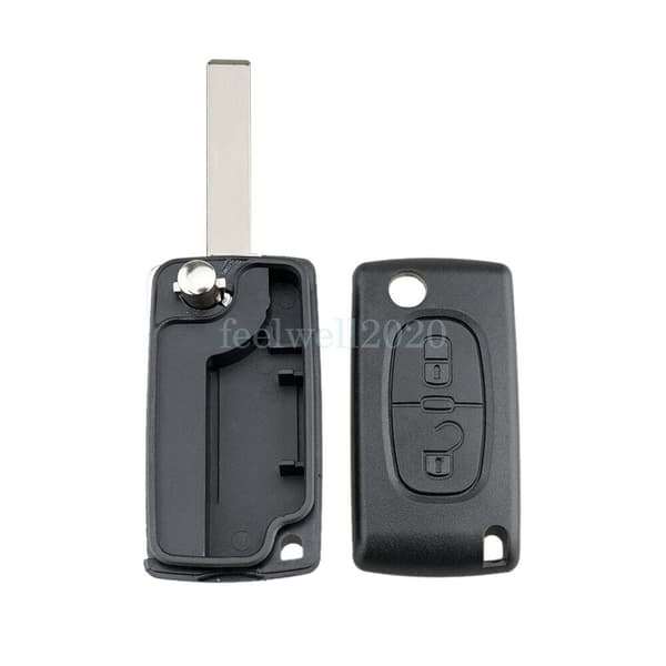 2 Button Remote Key Fob Case CE0523 For Peugeot 207 307 308 3008 5008 807 Expert