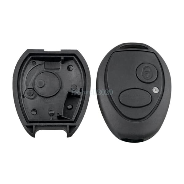 2 Button Remote Key Fob Case Repair For Land Rover Discovery 2 TD4 TD5 + Battery
