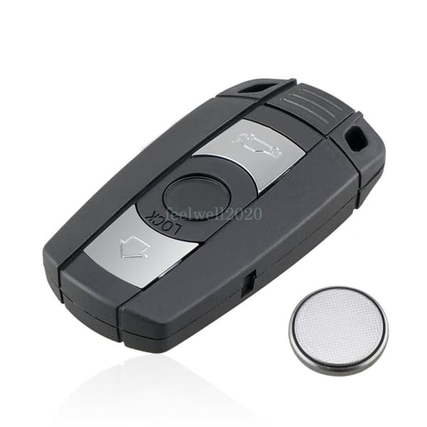 3 Button Remote Key Fob Case For BMW E60 E61 E63 70 E72 E82 E90 E91 E92 +Battery