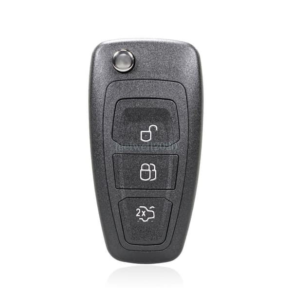 3 Button Flip Key Case Shell Blade For Ford Focus MK3 2011-2018 Remote Fob Cover
