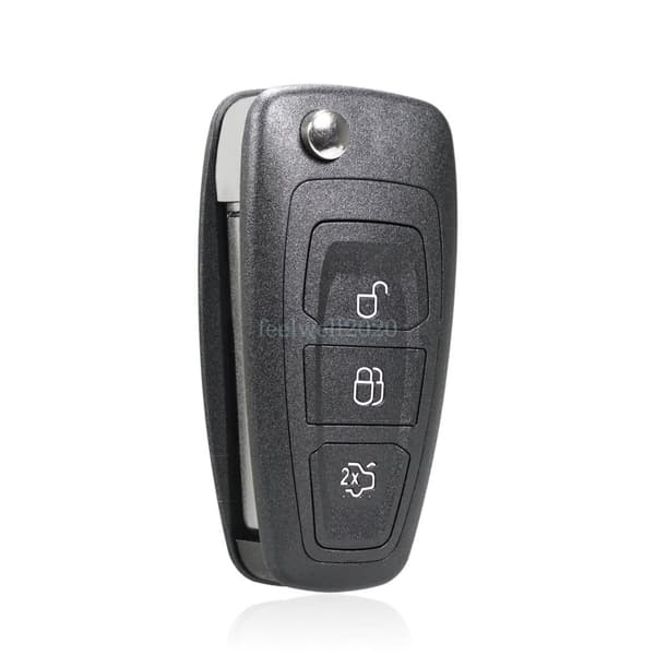 3 Button Flip Key Case Shell Blade For Ford Focus MK3 2011-2018 Remote Fob Cover