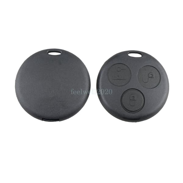 2PCS 3 Button Key Fob Case Cover For Smart City Roadster Fortwo K Forfour City