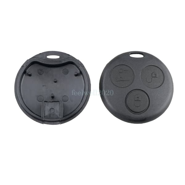 2PCS 3 Button Key Fob Case Cover For Smart City Roadster Fortwo K Forfour City