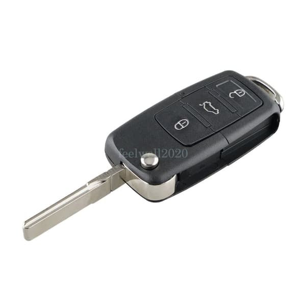 3 Button Flip Key Fob Case for VW Skoda Fabia Octavia Seat Leon Toledo Tool Set