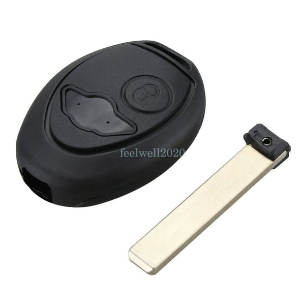 2 Button Key Fob Case Replacement For BMW Mini One Cooper S R53 R50 2000 - 2003