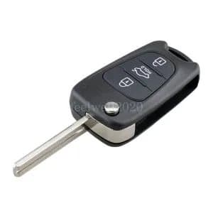 3 Button Flip Key Fob Case For KIA Rondo Sportage Soul Ceed Picanto Hyundai I30