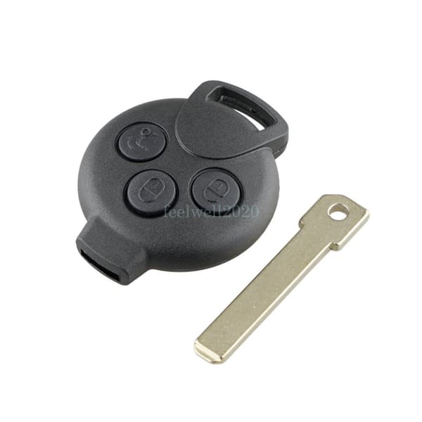 UK Replacement Remote Key Fob 434MHz Chip For Benz Smart Fortwo 451 2007-2013 *