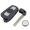 Miniatyrbilde 2 av 5: Car Key Fob Case + Battery For BMW 1 3 5 6 Series 2005 2006 2007 2008 2009 2010