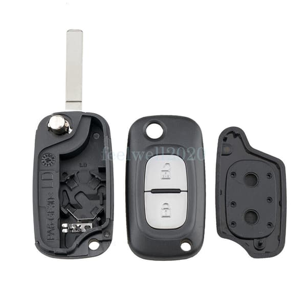 Car Flip Key Fob Case For Mercedes Citan 2013 2014 2015 2016 2017 2018 2019 2020