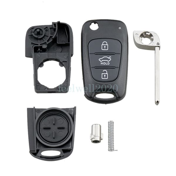 3 Button Remote Key Fob Case Shell For KIA Rondo Sportage Soul Rio Hyundai i30