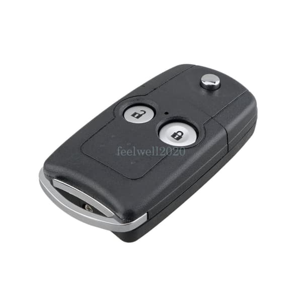 For HONDA CIVIC ACCORD JAZZ CRV ECT HRV 2 Button Flip Remote Key Fob Case Blade