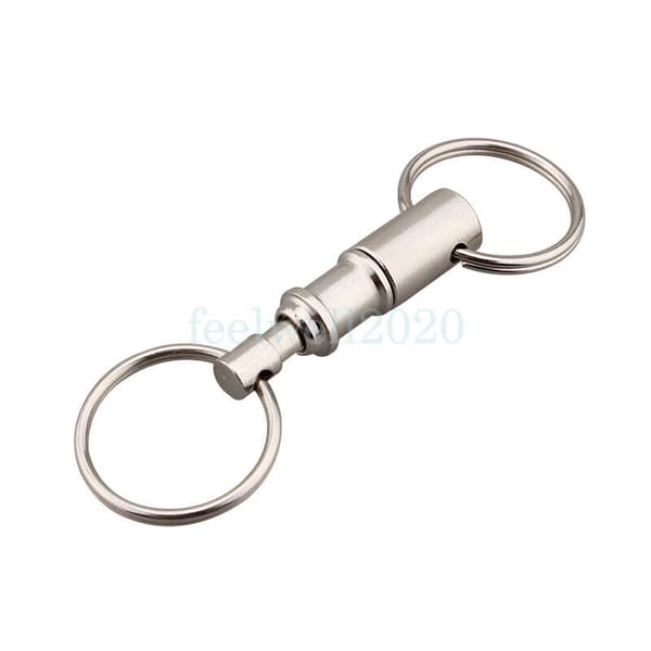 3PCS Quick Release Key Detachable Key Rings Removable Pull Keyring keychain