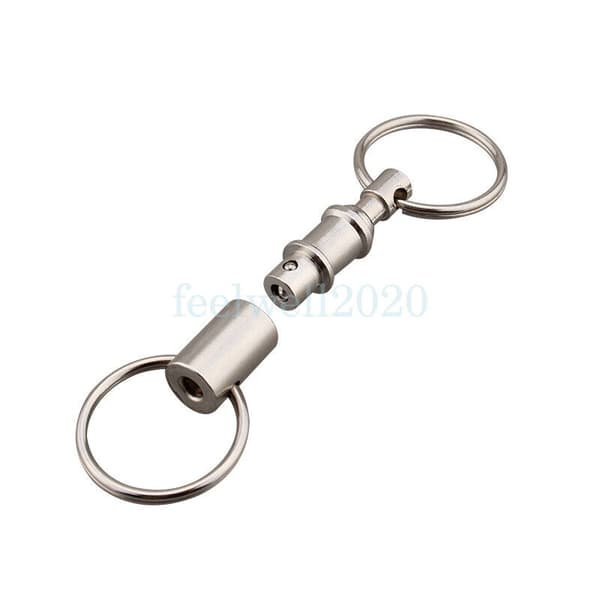 3PCS Quick Release Key Detachable Key Rings Removable Pull Keyring keychain