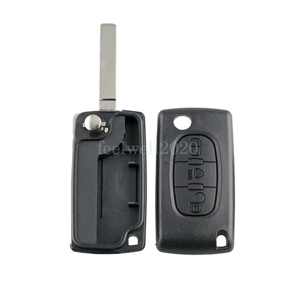 Key Case For Citroen C4 2004 2005 2006 2007 2008 2009 2010 3 Buttons Remote Fob