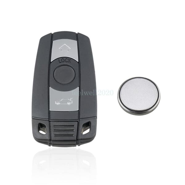 Car Key Fob Case + Battery For BMW 1 Series E81 E82 E87 E88 2010 2011 2012 2013