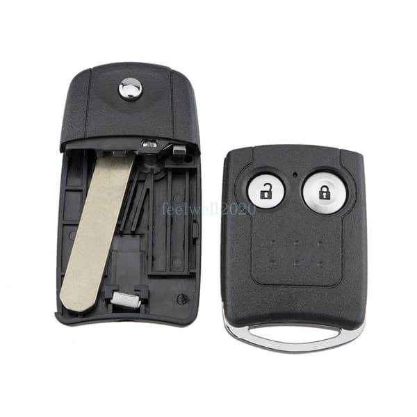 2 Button Flip Remote Fob Key Case For Honda Civic Accord CRV 2011 2012 2013 2014