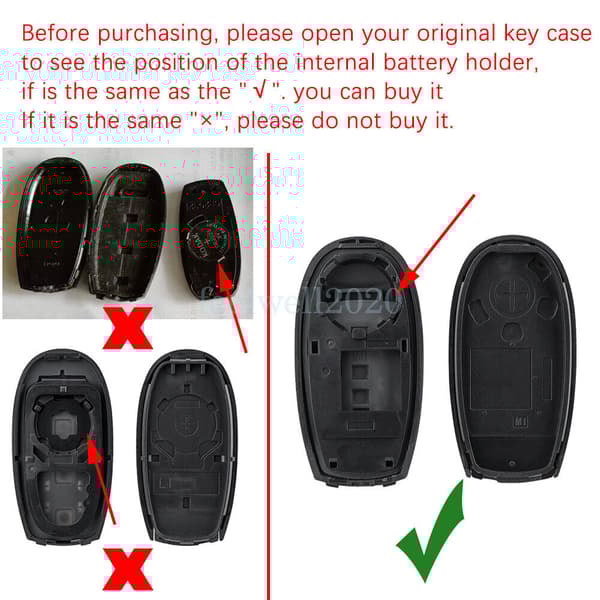 2 Button Key Fob Case Blade For Suzuki Swift 2010 2011 2012 2013 2014 2015 2015