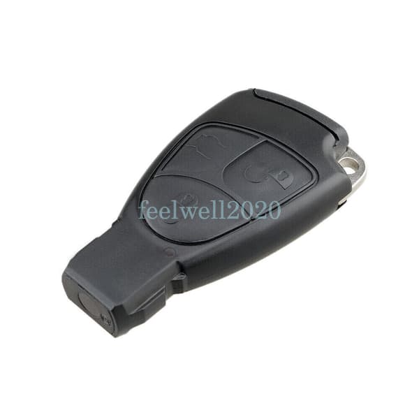 3 Button Key Case Fob Uncut Blade For MERCEDES BENZ C E B S Class CL SL CLK SLK