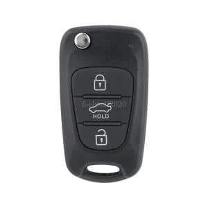 3 Button Remote Key Fob Case Flip Blade For Hyundai I20 I30 Ix20 Ix35 Veloster