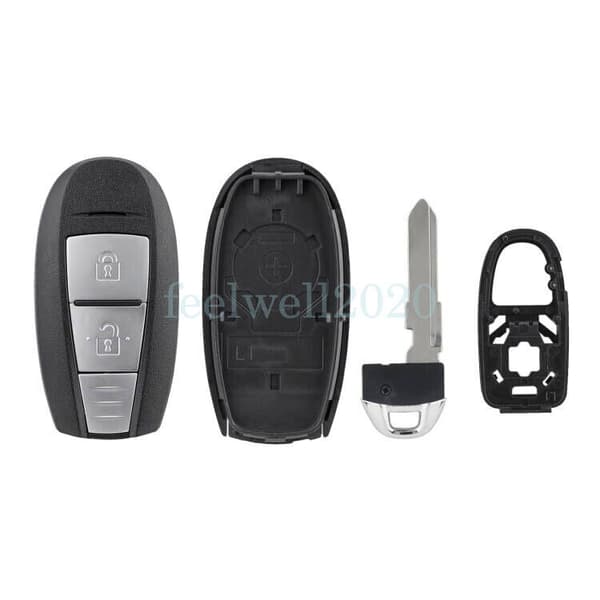 2 Button Remote Key Fob Case For Suzuki Vitara Swift Ignis Kizashi SX4 Scorss