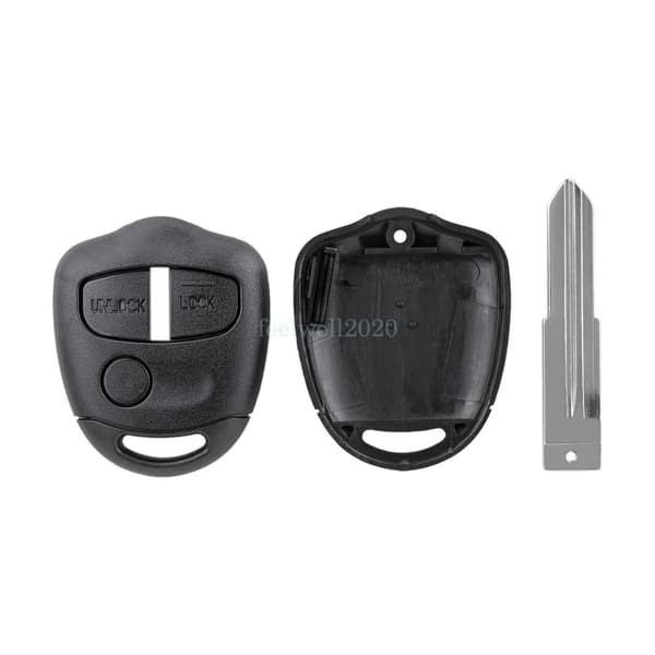 Replacement 3 Button Remote Key Fob Case For Mitsubishi Outlander Shogun Lancer