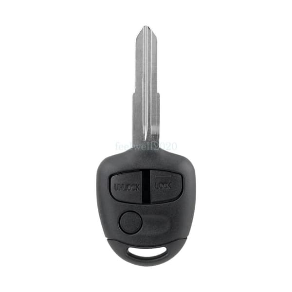 Replacement 3 Button Remote Key Fob Case For Mitsubishi Outlander Shogun Lancer
