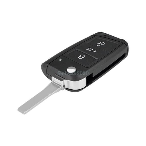 3Button Remote Key Fob Case Shell For VW Golf MK7 Polo Passat Seat Skoda Octavia