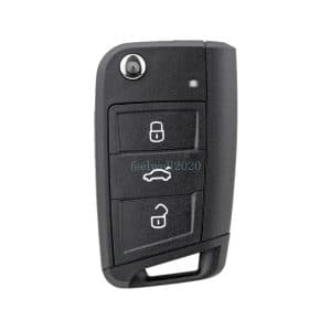 3Button Remote Key Fob Case Shell For VW Golf MK7 Polo Passat Seat Skoda Octavia