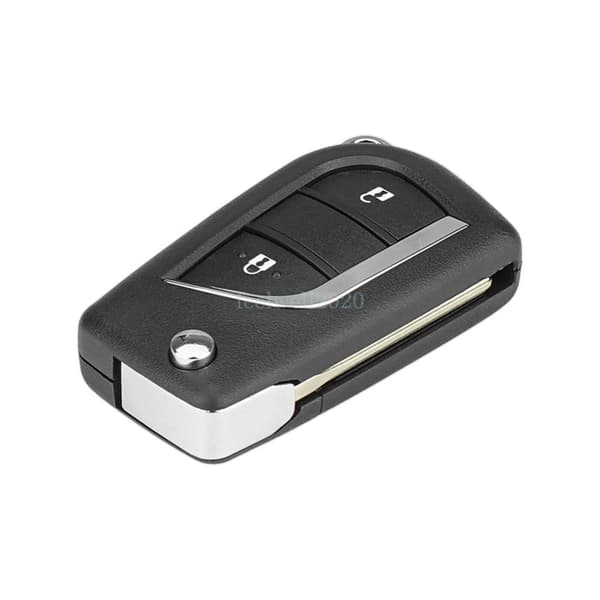 2 Button Flip Key Case Shell For Citroen C1 Peugeot 108 Remote Fob Toy48 Blade