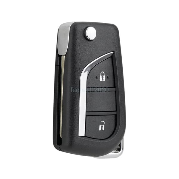 2 Button Flip Key Case Shell For Citroen C1 Peugeot 108 Remote Fob Toy48 Blade