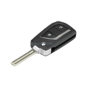 2 Button Flip Key Case Shell For Citroen C1 Peugeot 108 Remote Fob Toy48 Blade