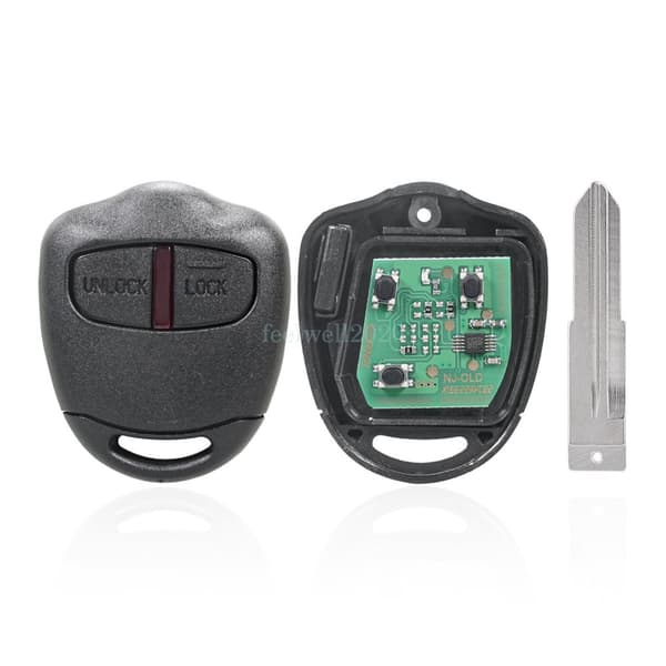 2 Button Remote Key Fob for Mitsubishi L200 Shogun Lancer Outlander 433MHz ID46