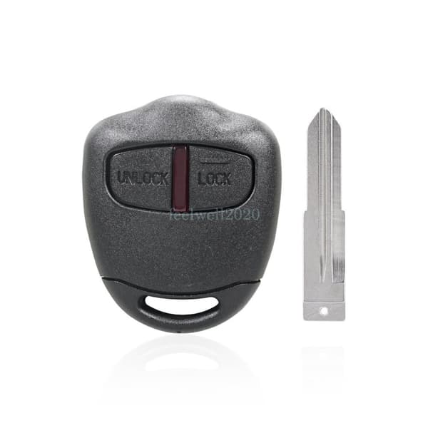 2 Button Remote Key Fob For Mitsubishi Outlander 2008 2009 2010 2011 2012 433MHz