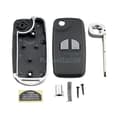 Miniatyrbilde 6 av 7: For Suzuki Swift Igins Grand Vitara 2 Button Upgrade Remote Flip Key Fob Case