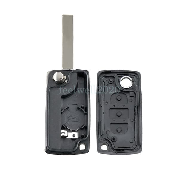 3 Button Remote Key Fob Case For Citroen Berlingo Dispatch Van C4 Grand Picasso