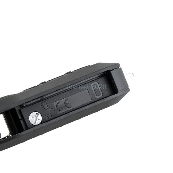 For Fiat 500 Ducato Doblo Punto Bravo 3 Button Remote Car Key Case Fob Battery