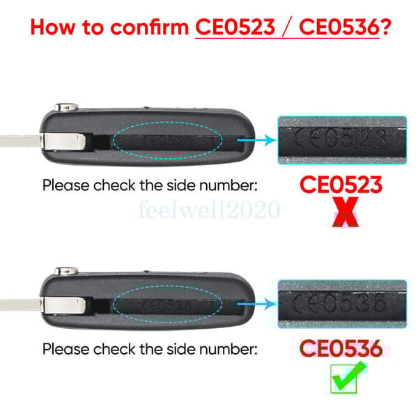 3Button Remote Key Fob Case For Peugeot Expert Partner Citroen Berlingo Dispatch