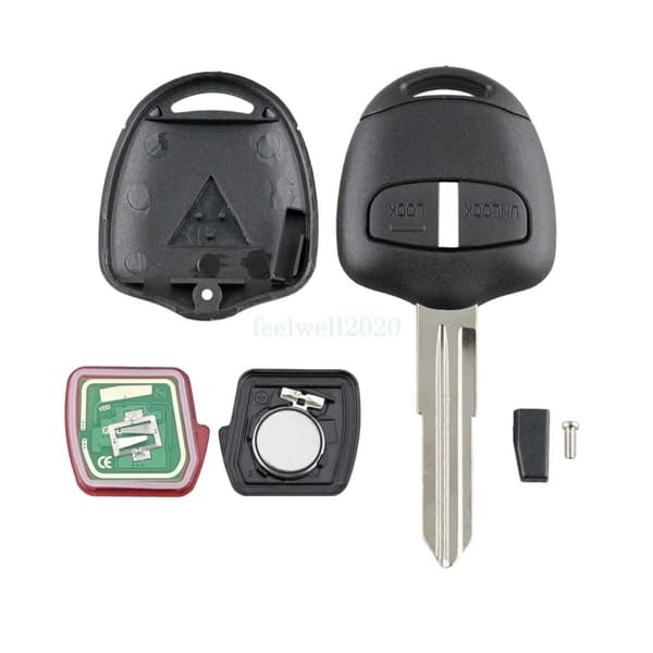 For Mitsubishi L200 Shogun Pajero Triton 2006+ 433MHz Remote Key Fob 2 Button