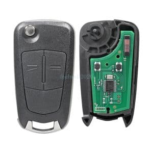 433Mhz For Vauxhall Opel Meriva B Corsa D 2 Button Flip Remote Key Fob PCF7941