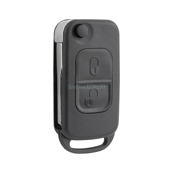 Replacement 2 Button Flip Key Fob Case For Mercedes Benz A C E S SLK Class MB