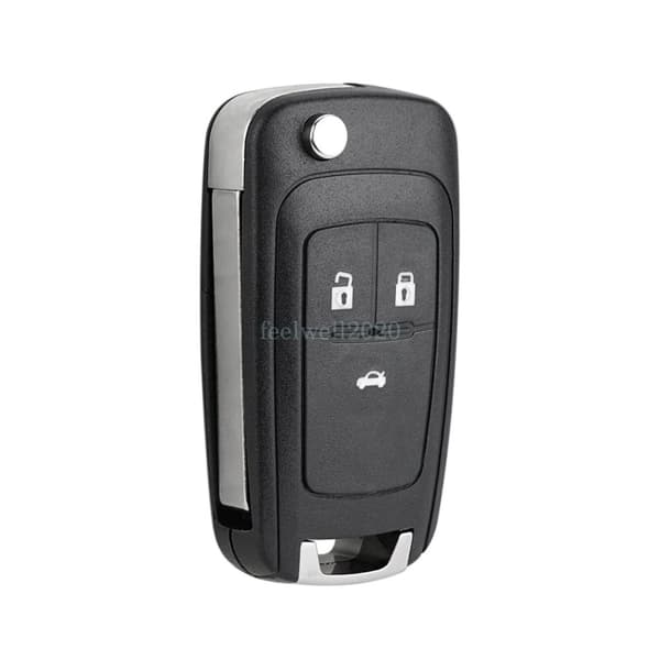 3 Button Flip Key Fob Case for Vauxhall Opel Insignia 2009 2010 2011 2012 2013