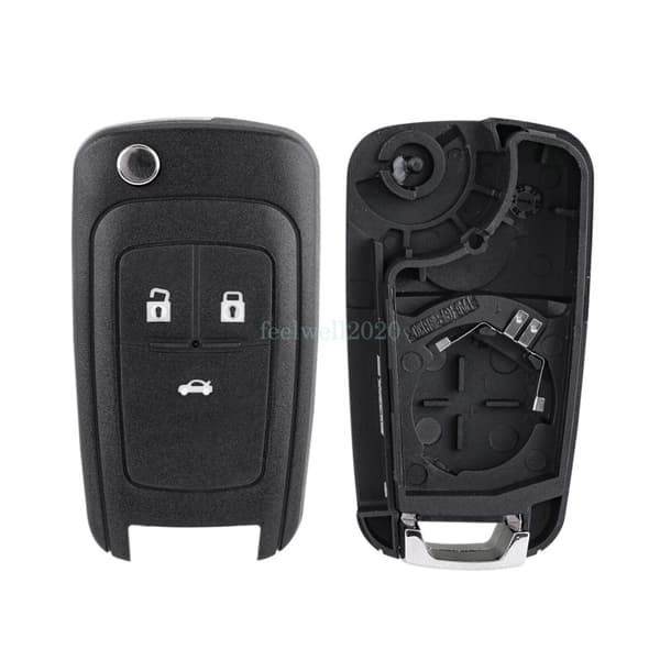 3 Button Flip Key Fob Case for Vauxhall Opel Insignia 2009 2010 2011 2012 2013